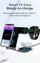 Karikues wireless 3 në 1 VEGER Y9, Qi 20W, gri