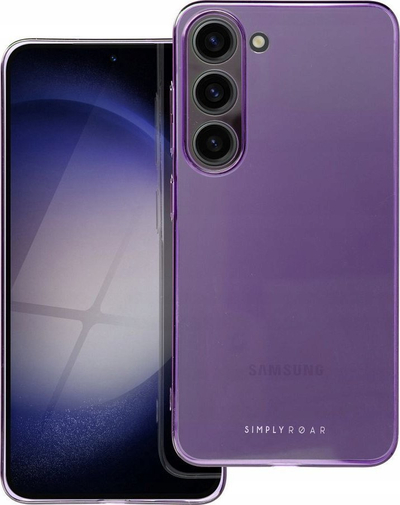 Kapak telefoni Roar Futera Pure Simple Fit, për Samsung S24 Ultra, i tejdukshëm, vjollcë