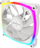 Ventilator kase Montec RX120 PWM, 120mm, ARGB, i bardhë