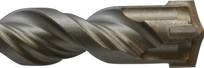 Spiralë betoni ABRABORO SDS-Plus 14mm, gjatësi 160mm, 4 tehe, ngjyrë gri metal