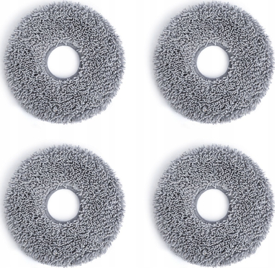 Set jastëkësh pastrimi Ecovacs D-SO01-0019, për DEEBOT T20 X1 T10, 4 copë, gri