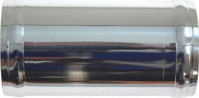 Tub alumini CarFace PP IC 059, diametër 60mm, gjatësi 10cm, ngjyrë argjendtë