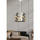 Llambë tavani metal+pëlhurë Ø28×65 cm (HM7370)