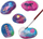Set krijues pikturimi SES Creative Painting Galaxy Stones, gurë për zbukurim, për kalamaj