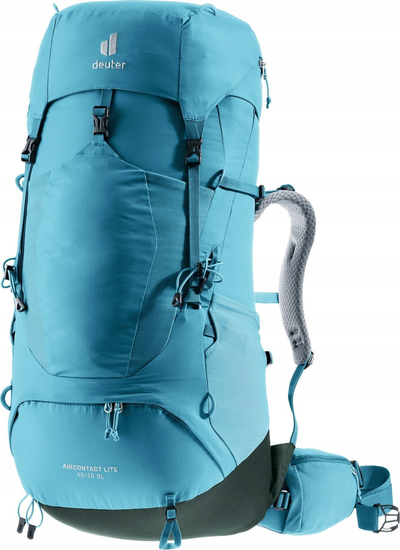 Shpinore Deuter Aircontact Lite SL, 45L+10, për trekking, blu