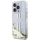 Kapak telefoni Guess Liquid Glitter Gold Stripes, për iPhone 15 Pro Max,transparent