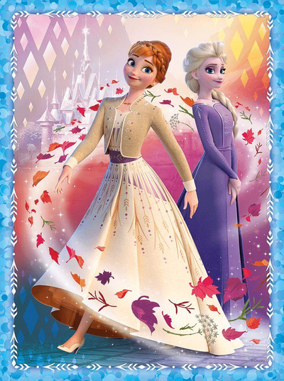 Lojë Puzzle 2në1 + memo Trefl Disney Frozen II - Mysterious Land