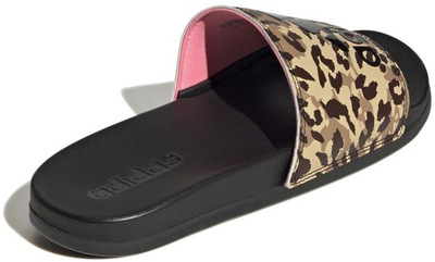 Pantofla Adidas Adilette Comfort, slip on, shtresë e butë, me motive animal
