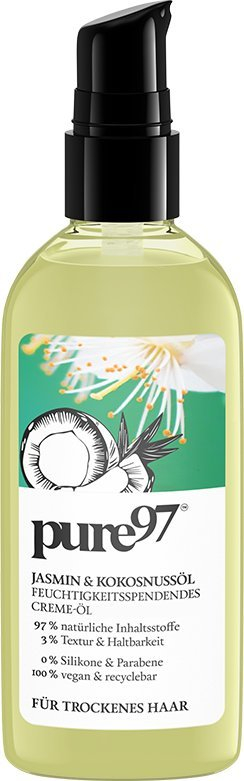 Krem termombrojtës për flokë Pure97 me jasemin edhe kokosi, trajtim, 100 ml