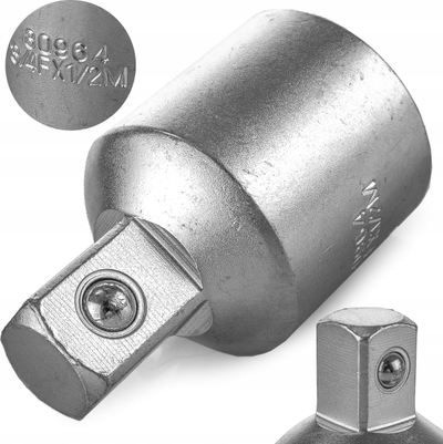 Adapter reduktues FORCEKRAFT CrV, 3/4" x 1/2", metal