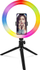 Rringë drite LED Mozos MLM-RING-RGB, 20W, RGBW, 1700mm, e zezë