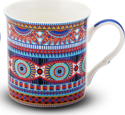 Set filxhanësh NAVA Colorful Mugs, 4 copa, porcelani 330 ml, shumëngjyrësh