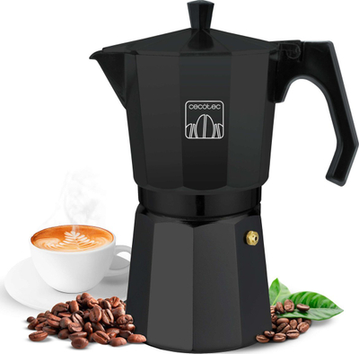 Xhezve italiane Cecotec Monkclassic 900, 450 ml, 9 filxhan kafe, e zezë
