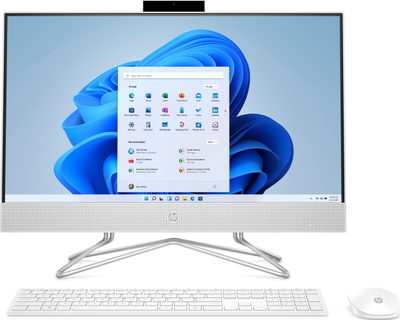 Kompjuter All in One HP 24-df1999nw, 24", Core i3, 8GB RAM, 512GB SSD, i bardhë