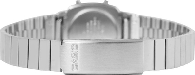 Orë digjitale Casio LA670WD-1, çelik inoksi, ekran i zi