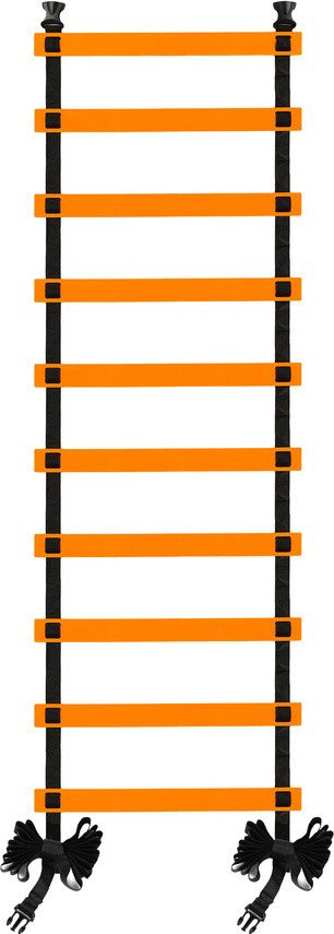 Shkallë stërvitëse SMJ Sport DT10-4M-O, 4 m, 10 shkallë, portokalli