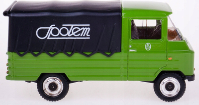 Makina model Daff Żuk Społem, shkalla 1:43, e gjelbër