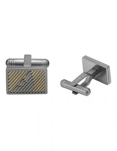 Kapëse për këmishë Emporio Armani EGS3241060, çelik inox, dyngjyrëshe