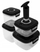 Set ena me vakum MG HOME Clever Kitchen, 4 copë, me pompë, të zeza
