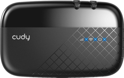 Modem portabël Cudy MF4, 4G LTE 150Mbps, Wi‑Fi për deri në 10 pajisje, i zi