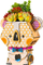 Puzzle druri ROEFT732 Flower Pot, model Koala, 3D, shumëngjyrësh