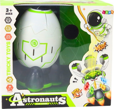 Интерактивна играчка Lean Toys конзола астронаут, со светла и мелодии, повеќебојна