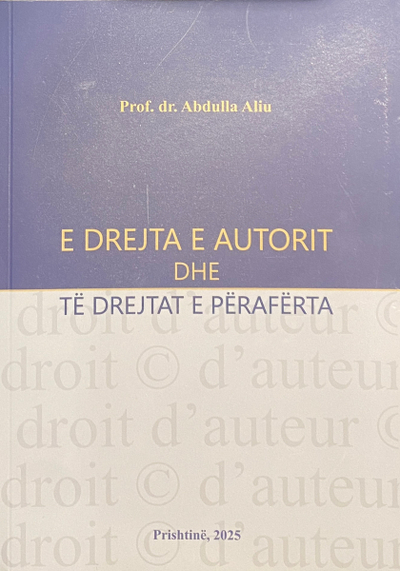 E Drejta E Autorit Dhe Te Drejtat E Peraferta - Abdull Aliu