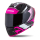 Helmetë moto CASSIDA Aero Drome, madhësia S, e zezë metalike rozë e bardhë