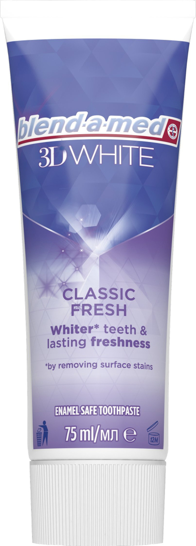 Pasta dhëmbësh Blend-a-med 3D White, efekt zbardhues, 75 ml