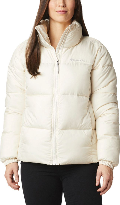 Xhaketë dimri Columbia Puffect Jacket W, për goca, e bardhë
