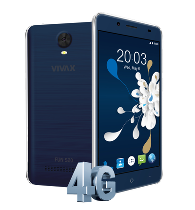 Celular VIVAX SMART Fun S20, i kaltër, 4G