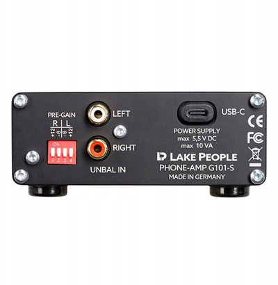 Засилувач за слушалки Lake People G101, професионален, алуминиум, црн