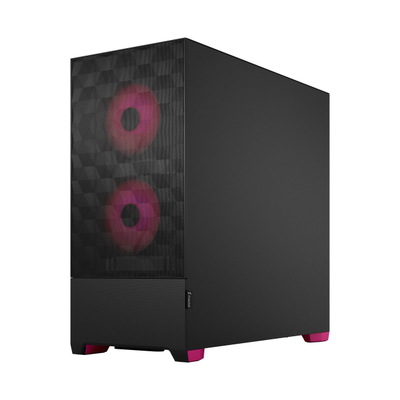 Kasë PC Fractal Design Pop Air RGB Magenta Core TG, e zezë