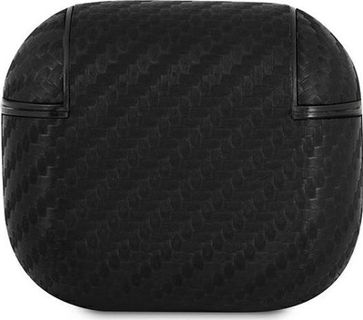 Mbrojtëse me dizajn BMW Pu Carbon M Collection për AirPods 3, e zezë