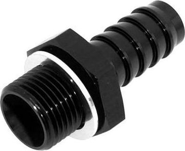 Прав фитинг TurboWorks M18x1.5, за црево 19mm, алуминиум, црн