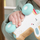 Lodër druri shtytëse Fisher-Price Push-Along Bunny, për foshnja 6+ muajsh, zhvillim motorik, shumëngjyrëshe
