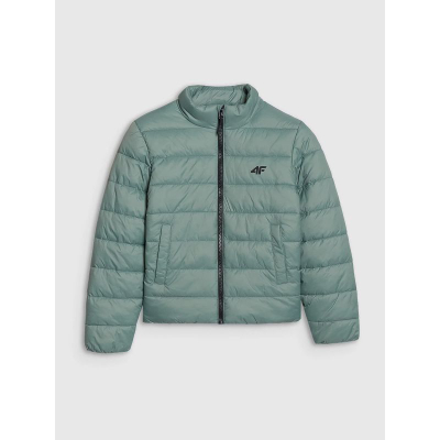 Jakne për çuna 4F 4FJWSS25TDJAM520, mbushje sintetike, 4FWarm, jeshile
