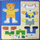 Puzzle druri Mega Creative Dress Up Bear, 8 copa, lodër edukative për kalamajt, shumëngjyrësh