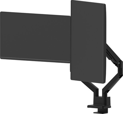 Krah monitori Neomounts DS70-250BL2, për 2 monitorë 17-32", me piston gazi, i zi