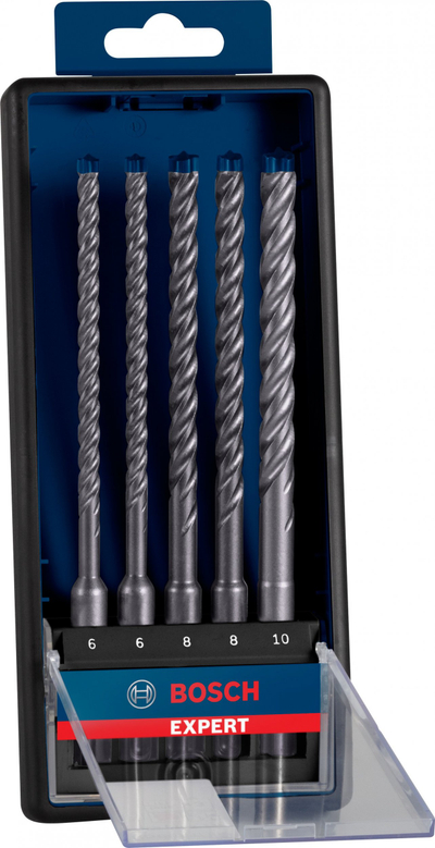 Set spiralash betoni Bosch EXPERT SDS plus-7X 2608900198, 5 copë, 6-10mm