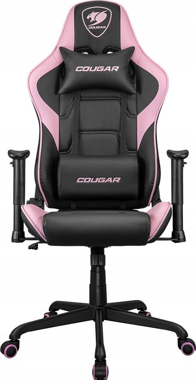 Karrige zyre Cougar Armor Elite, ergonomike, rozë/ zezë