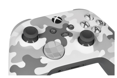 Gamepad Microsoft Xbox Wireless Controller Arctic Camo Special Edition, pa tela, gri