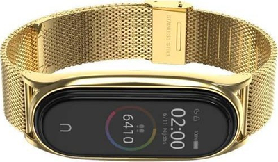Rrip dore Tech-Protect MilaneseBand për Xiaomi Mi Smart Band 7, çelik inoks, mbyllje me magnet, ngjyrë flori