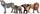 Сет играчки Schleich Wild Life Starter Set, 4 фигури сафари, за деца 3-8 години, повеќебоен