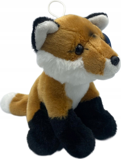 Lodër pelushi Dubi Forest Fox Mascot, 14cm, dhelpër, shumëngjyrëshe