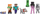 Set figura Minecraft Evergreen Storypack, 7 copa, 3.25\"