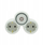Adaptor prizë Plastrol R-21BWS/S/B, 2x SCHUKO, buton ndezje, i bardhë gri