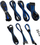 Set kabllosh PSU CableMod C-Series PRO ModMesh 12VHPWR për Corsair RM RMi RMx, për RTX 4000, zi blu