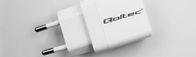Karikues muri Qoltec GaN 35W, 1x USB C PD, 1x USB QC 3.0, i bardhë