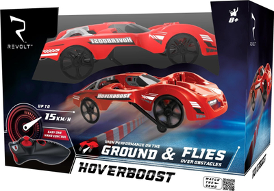 Makinë lodër me pult Syma Revolt Hoverboost R3volt TG1001, shpejtësi 15 km/orë, e kuqe